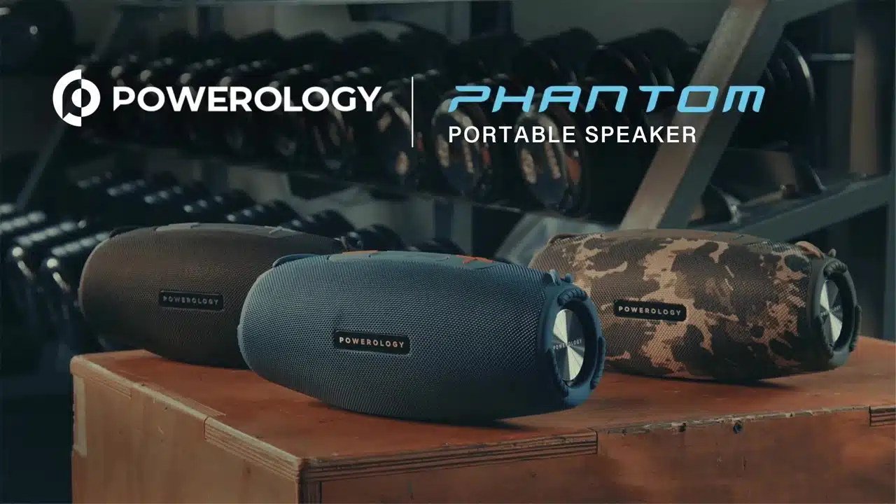 اسپیکر بلوتوثی 50 وات پاورولوژی Powerology Phantom Portable Bluetooth Speaker