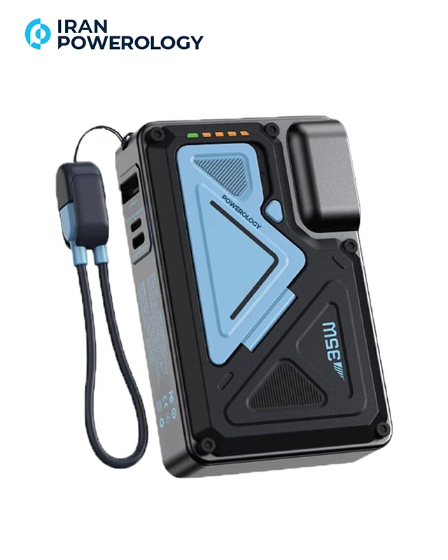 پاوربانک و شارژر 10000 میلی آمپر پاورولوژی  Powerology 10000mAh Wall Charger MagSafe Power PPBCHA80