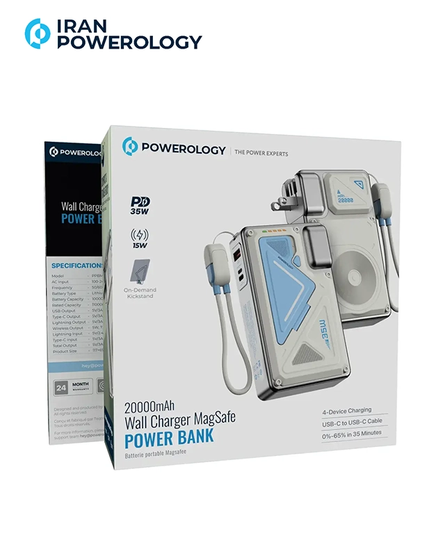 پاوربانک پاورولوژی Powerology 20000mAh Power Bank PPBMH104 3 PPBMH104 4