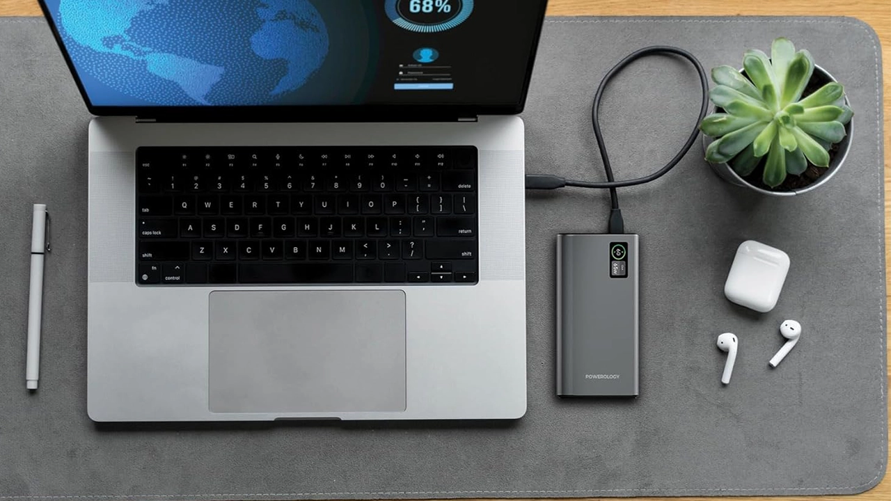 پاوربانک 20 هزار میلی آمپر پاورولوژی Powerology Aluminum 20000mAh Power Bank PPBCHA82-GY 6 پاوربانک پاورولوژی Powerology Aluminum 20000mAh Power Bank