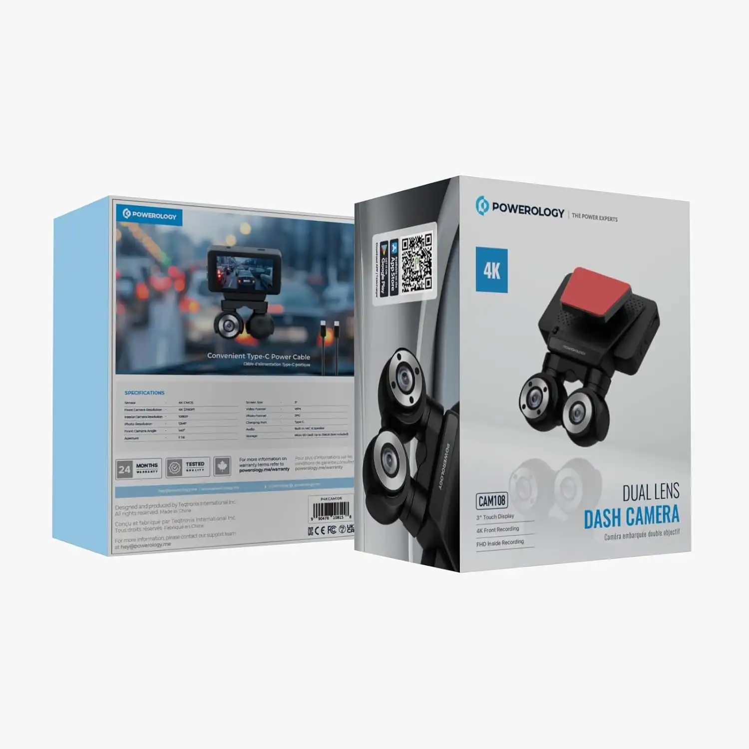 دوربین ثبت وقایع پاورولوژی مدل Powerology CAM108 2 CAM108 3