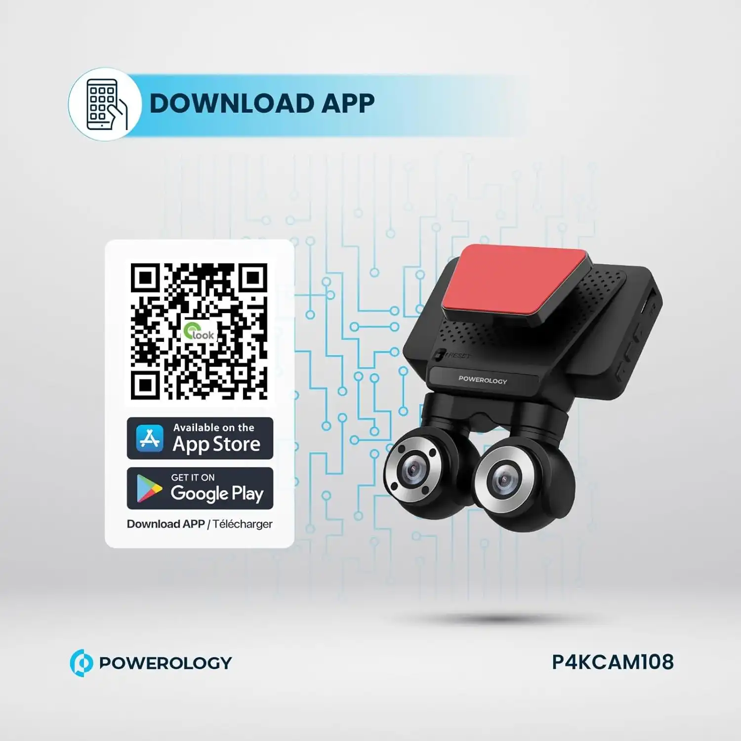 دوربین ثبت وقایع پاورولوژی مدل Powerology CAM108 5 CAM108 6