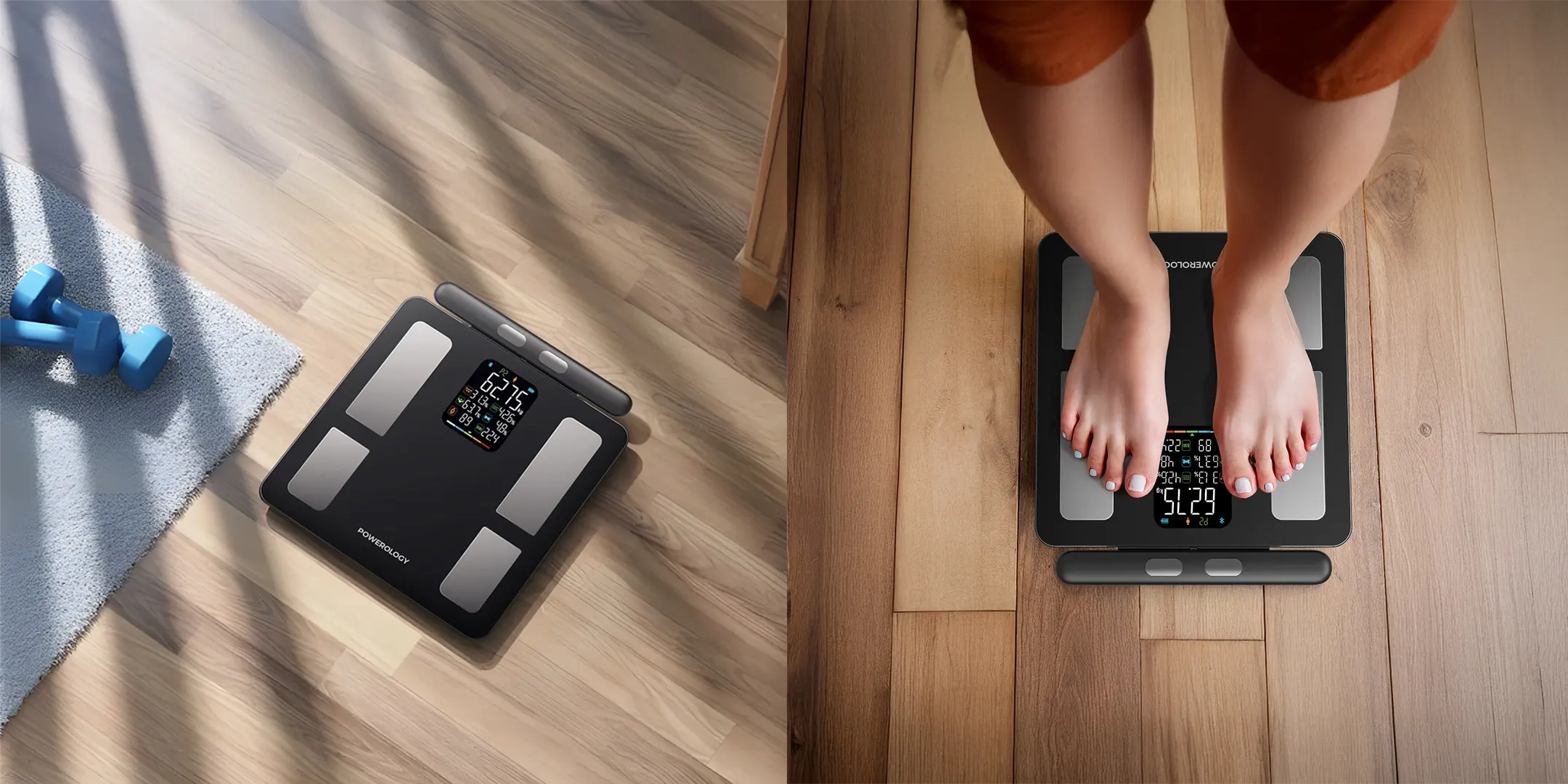 ترازو هوشمند پاورولوژی Powerology Smart Scale P8EBSCALE 12 ترازو هوشمند پاورولوژی Powerology Smart Scale P8EBSCALE