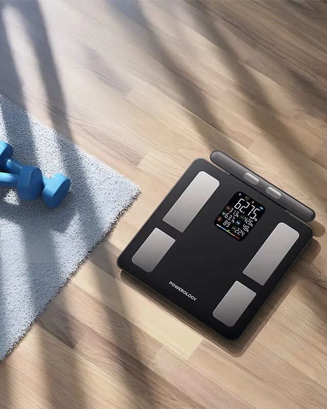ترازو هوشمند پاورولوژی Powerology Smart Scale P8EBSCALE 5 P8EBSCALE 8