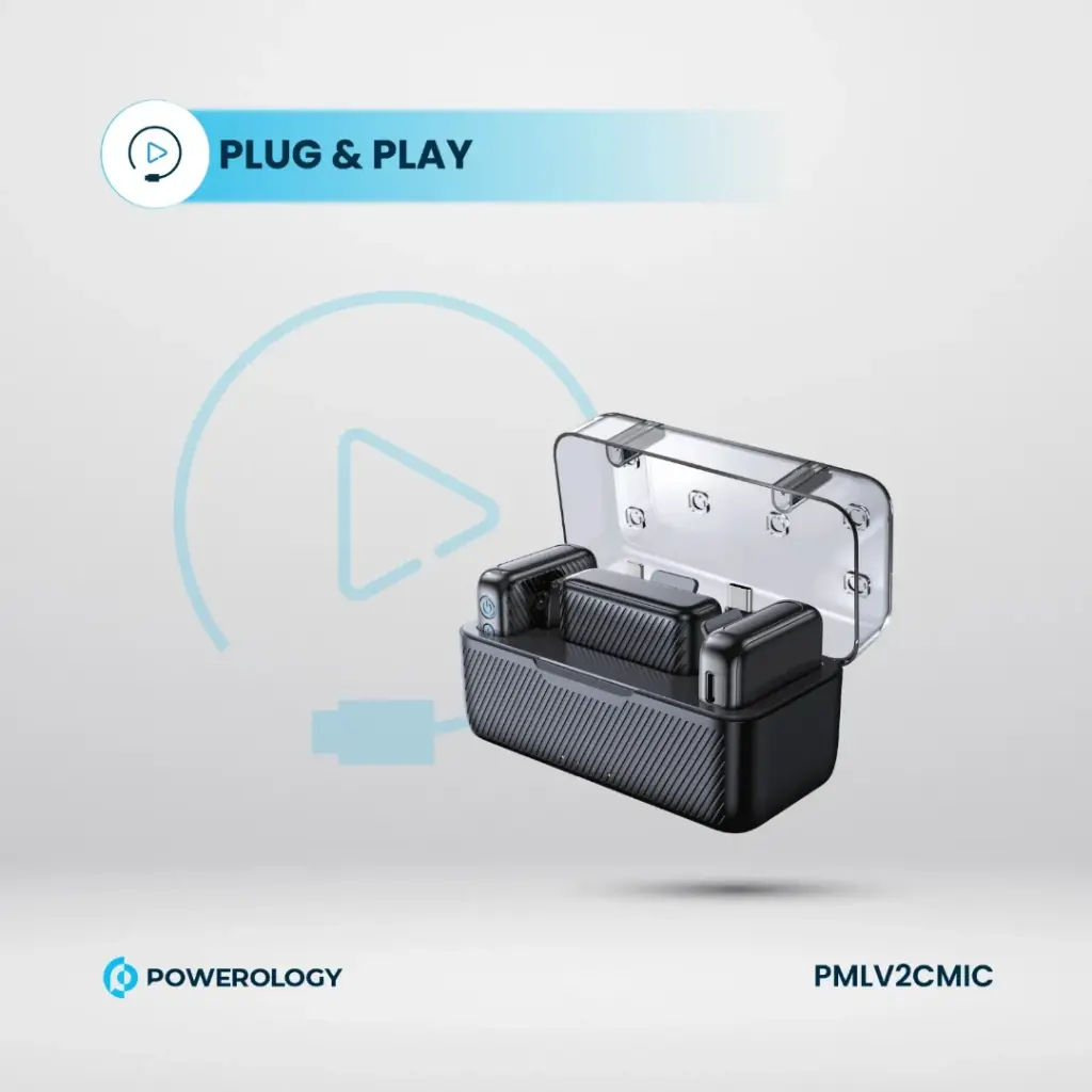 میکروفون بی سیم پاورولوژی Powerology Dual Microphone Professional Set PMLV2CMIC 3 PMLV2CMIC 2