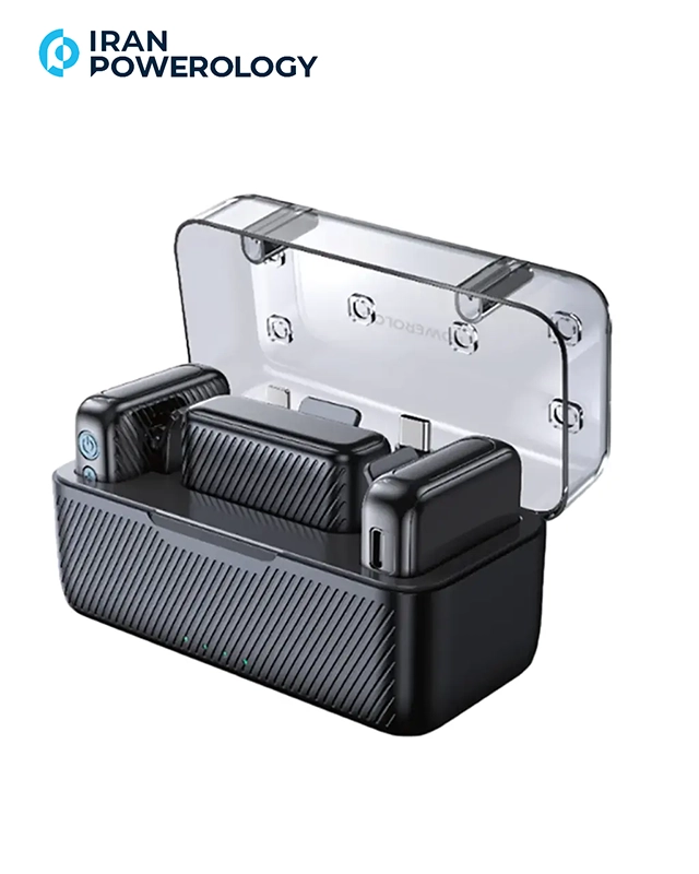 میکروفون بی سیم پاورولوژی Powerology Dual Microphone Professional Set PMLV2CMIC