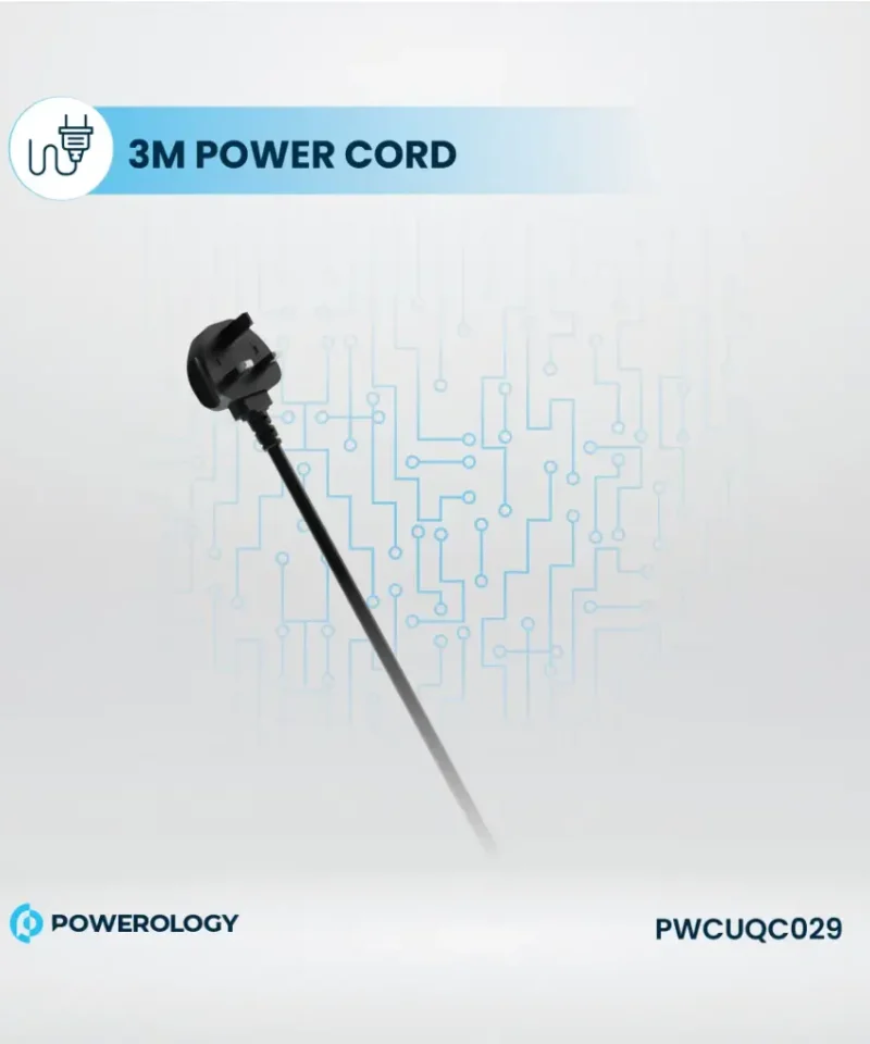 چند راهی برق پاورولوژی Powerology 2500w 4 AC Power Strip PWC029 22 PWC029 10
