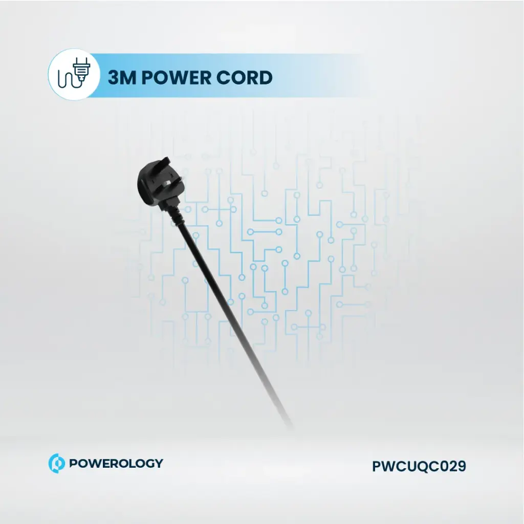 چند راهی برق پاورولوژی Powerology 2500w 4 AC Power Strip PWC029 11 PWC029 10