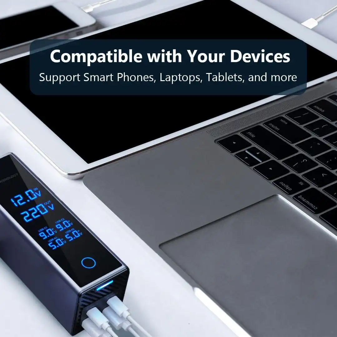 اینورتر خودرو پاورولوژی Powerology 300W Power Inverter PWC044 2 PWC044 3