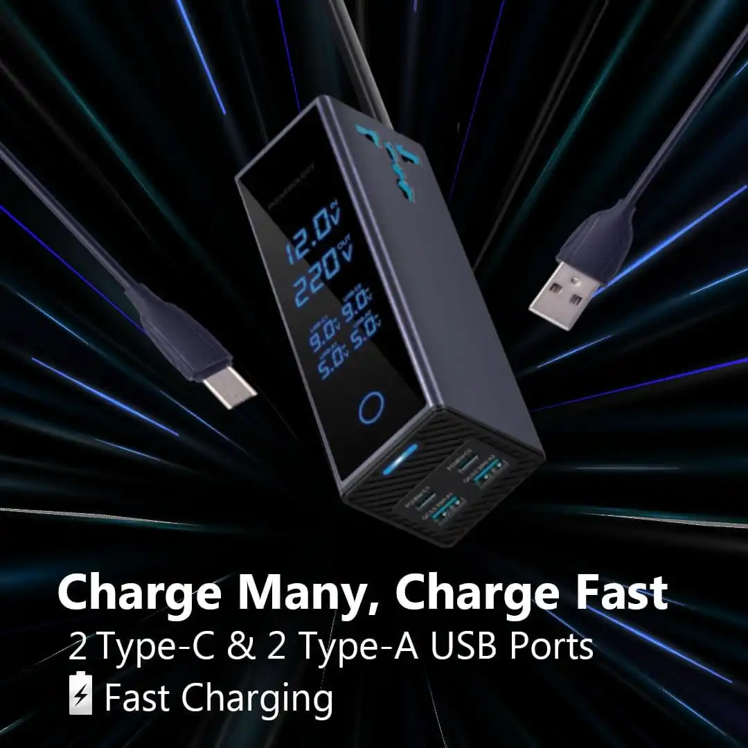 اینورتر خودرو پاورولوژی Powerology 300W Power Inverter PWC044 6 PWC044 7