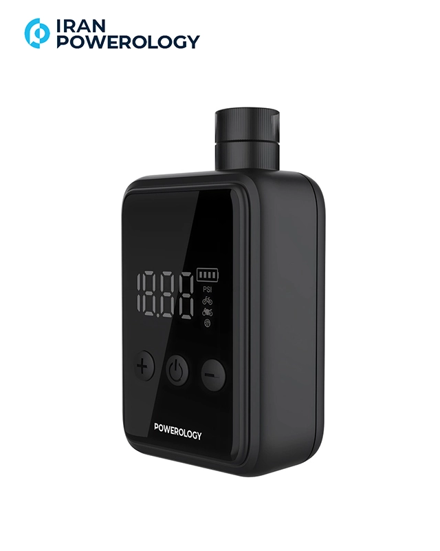 پمپ باد پاورولوژی Powerology Super Compact Tire Inflator P25CMAPBK