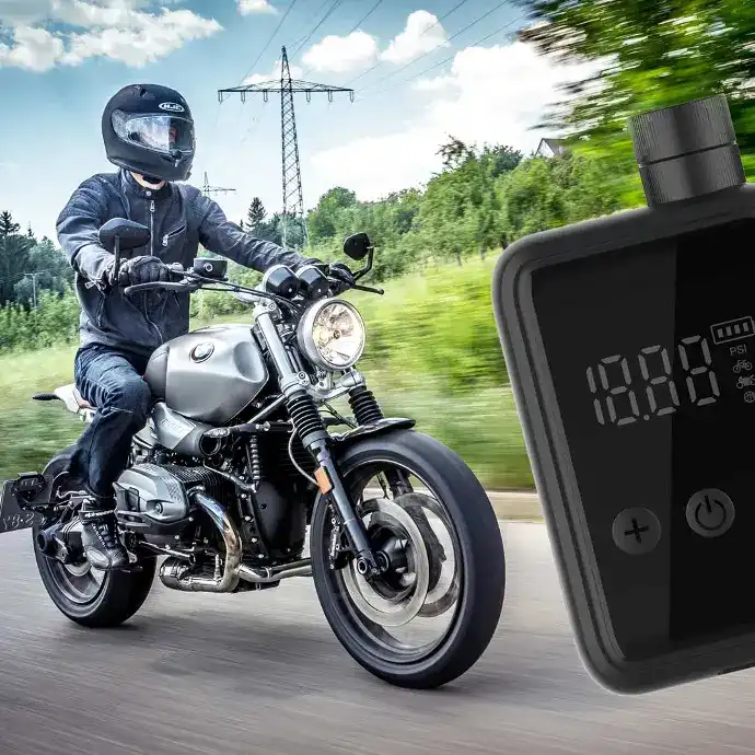 پمپ باد پاورولوژی Powerology Super Compact Tire Inflator P25CMAPBK 8 P25CMAPBK 9