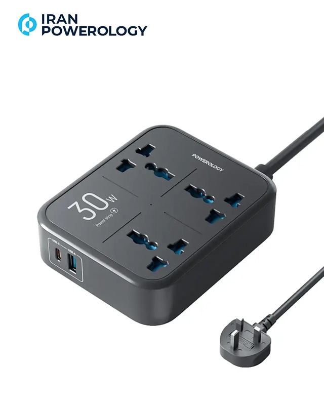 چند راهی پاورولوژی Powerology Power Strip 3250W PWCUQC037